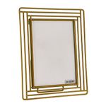 Marco de Fotos Metálico Dorado