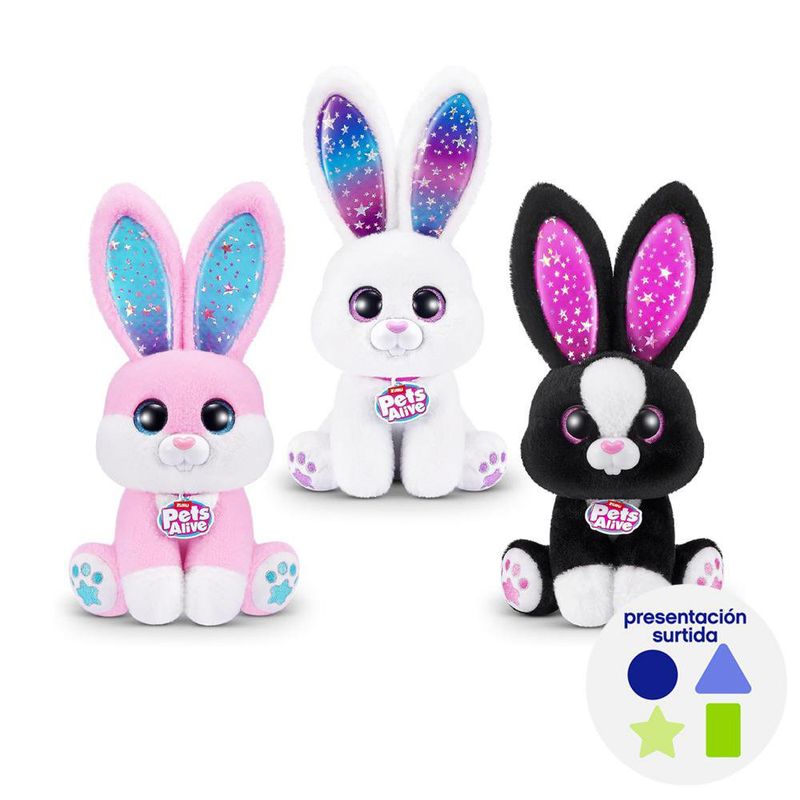 Conejito Interactivo Pets Alive Magic Bunnies con Sonidos y Luces