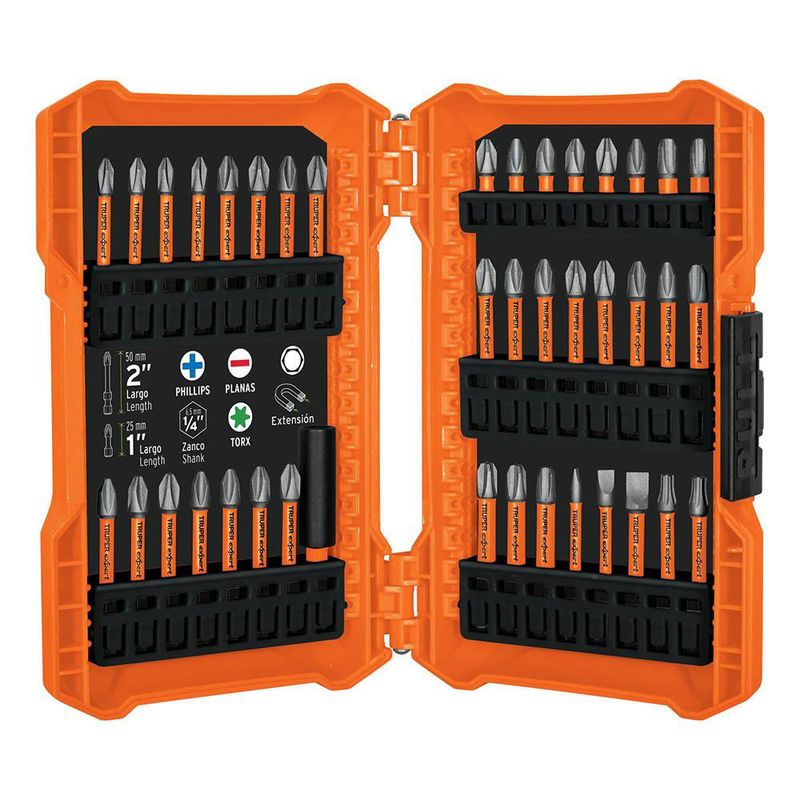 Set De Puntas DE Impacto Mixtas 40 Pzas - Truper Expert