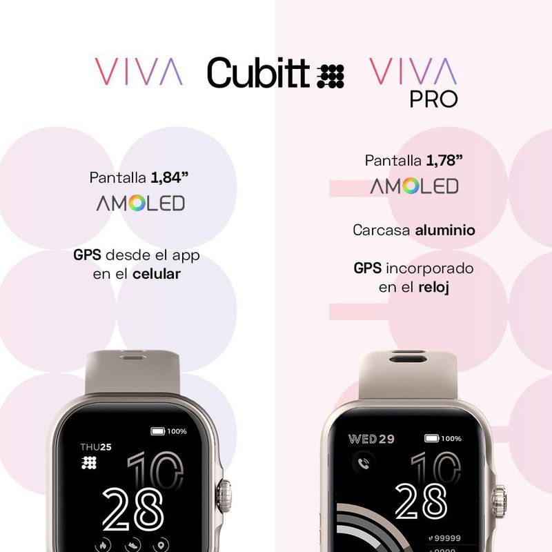 Smartwatch Viva Gris - Cubitt