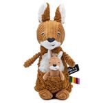 Peluche Mamá y Bebé Canguro Café - Les Ptipotos