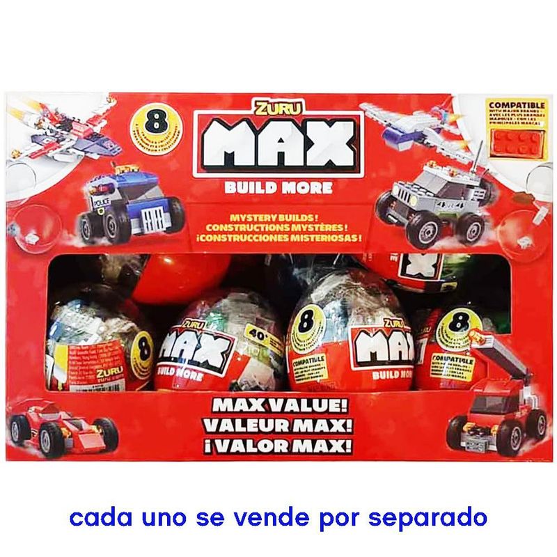 Set De Construcción Mini Huevos De 40 Pzas Diseños Surtidos - Zuru