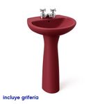 Lavamanos Vino Tinto con Pedestal - Ecoline