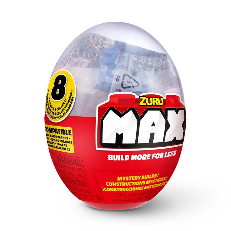 Set De Construcción Mini Huevos De 40 Pzas Diseños Surtidos - Zuru