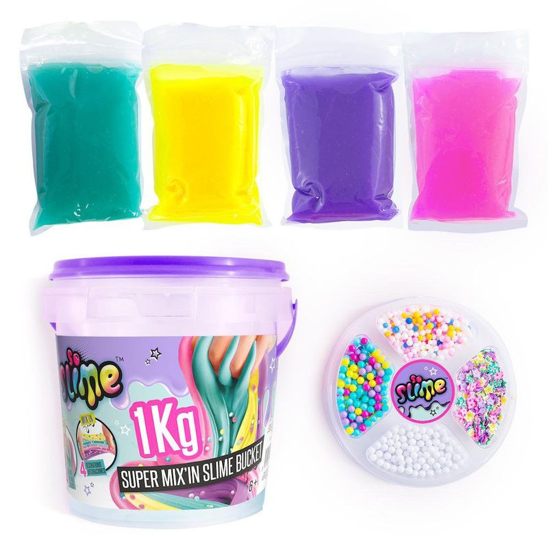 Cubeta Super Slime Colores Surtidos