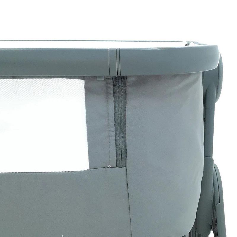 Moisés de Tela Gris con Almacenamiento