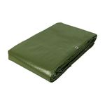 Lona de Polietileno Verde para Trabajo Pesado 9.8x13 Pies