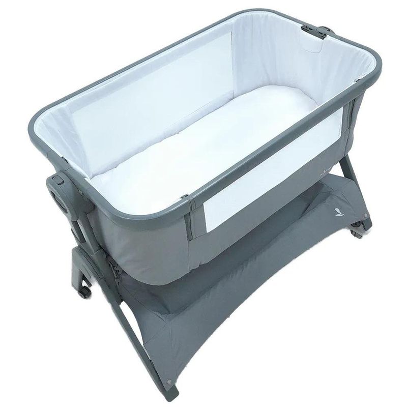 Moisés de Tela Gris con Almacenamiento