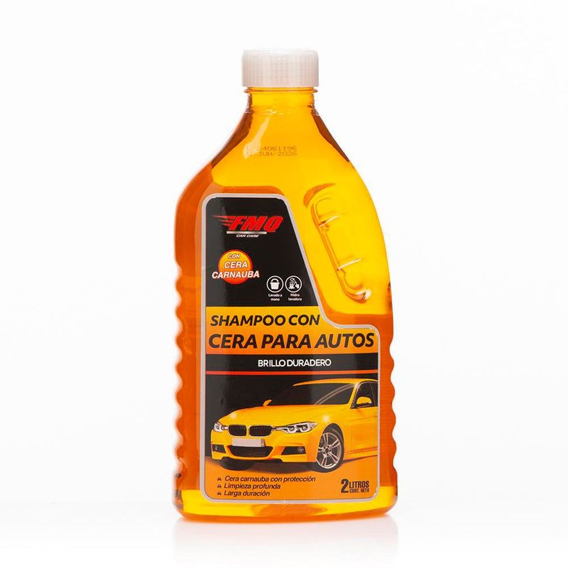 Shampoo con Cera Para Autos con Carnauba 2 Litros