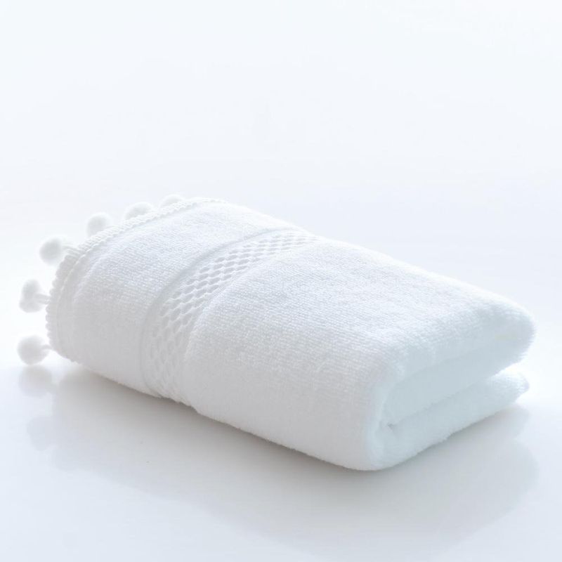 Toalla Facial 100% Algodón Blanca 35 x 75cm