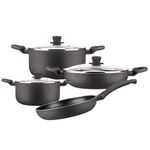 Juego de Batería de Cocina con Antiadherente 7 Pzas