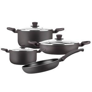 Juego de Batería de Cocina con Antiadherente 7 Pzas