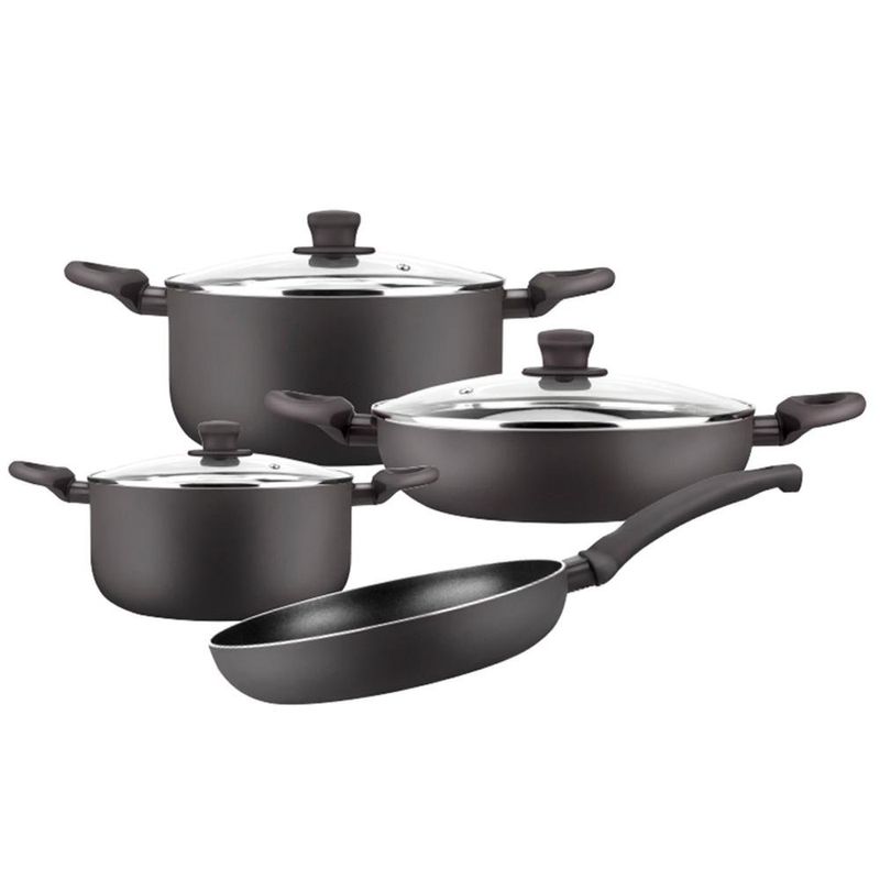 Juego de Batería de Cocina con Antiadherente 7 Pzas
