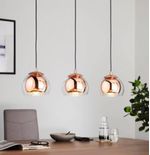 Lámpara Colgante Rocamar Bronce 3 Luces