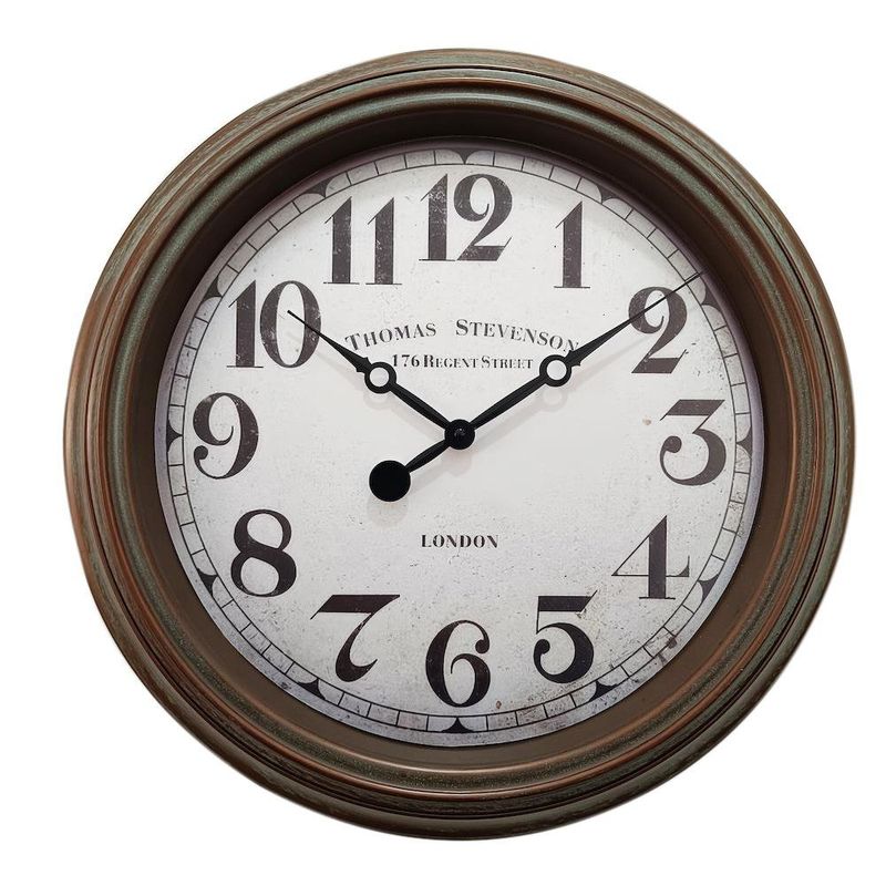 Reloj de Pared Diseño Antiguo Café