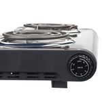 Estufa Eléctrica De Doble Hornilla Con Control De Temperatura