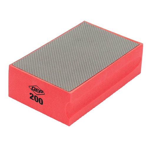 Bloque de Lijado Diamantado Rojo Grano 200