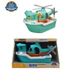 Barco con Helicóptero Infantil