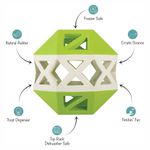 Juguete para Snacks de Perro Pelota de Goma