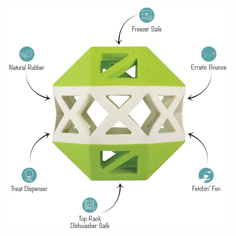 Juguete para Snacks de Perro Pelota de Goma