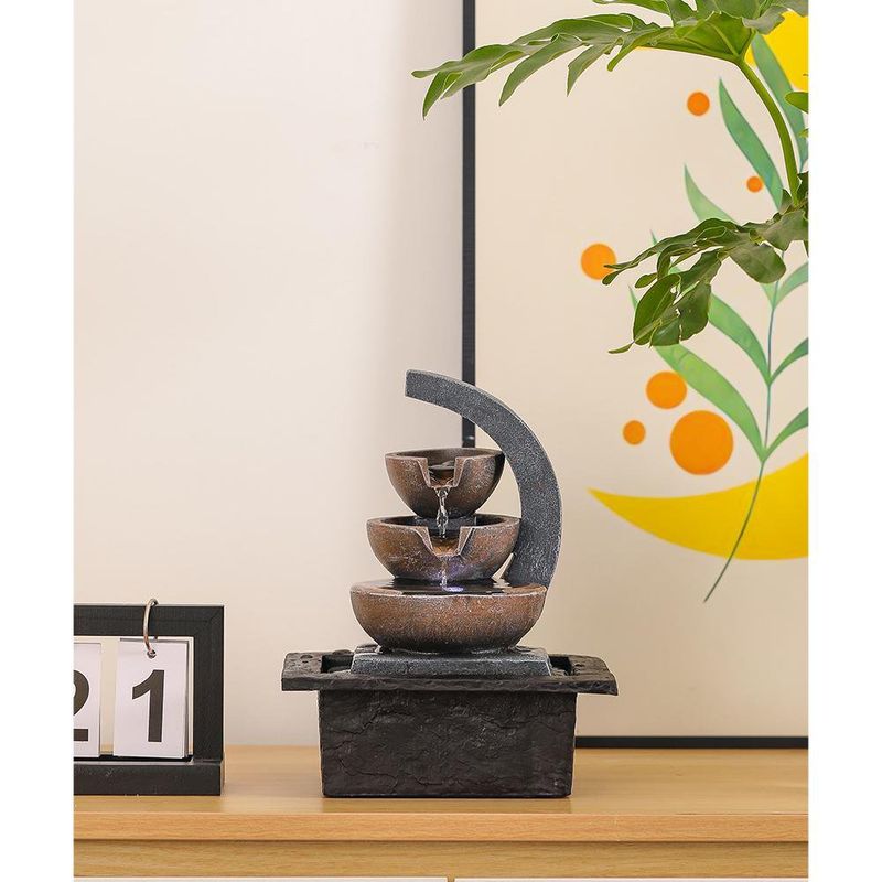 Fuente Diseño Jarras con Luz LED