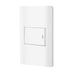 Interruptor de 3 Vías 1.5 Módulos Lisboa Blanco - Volteck