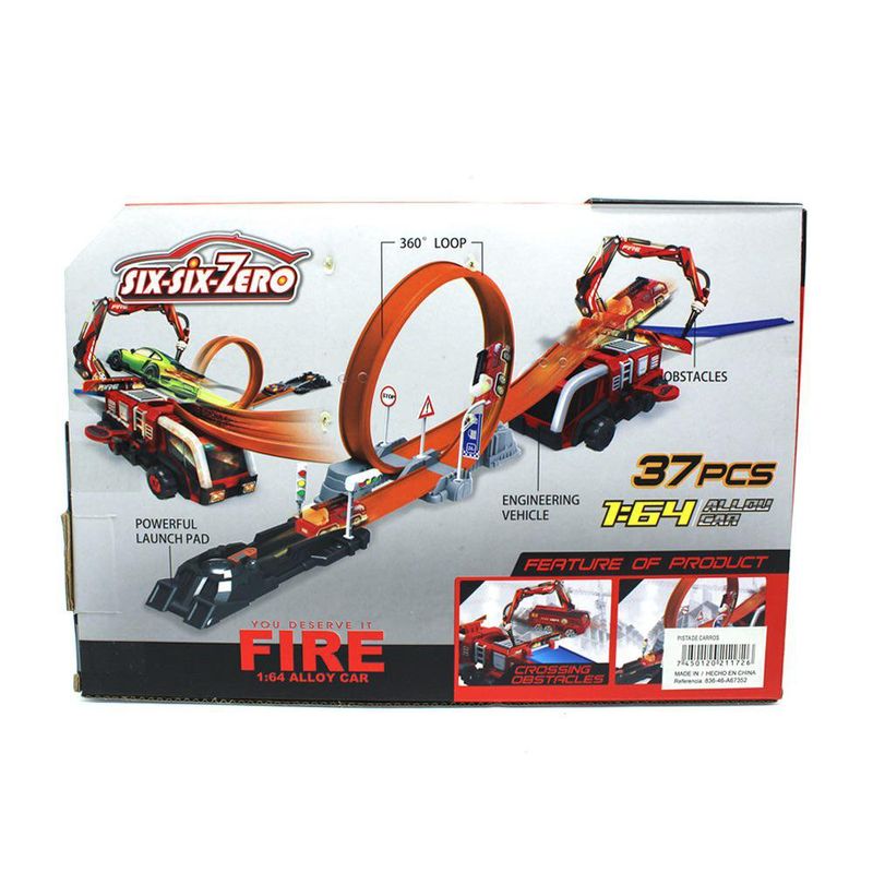 Pista de Carros 37Pzas 34X23X9Cm