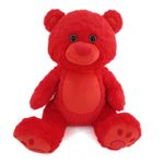 Peluche Oso Rojo de 15 Plg, Suave y Abrazable