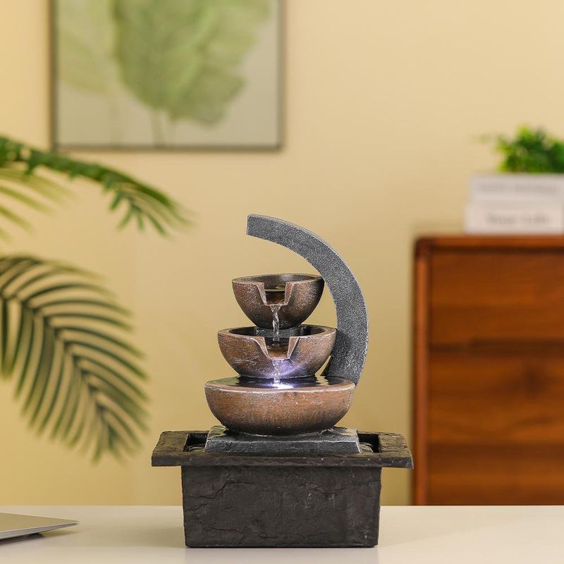 Fuente Diseño Jarras con Luz LED