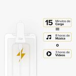 Cargador de Carro Entrada Tipo C 20 W Blanco