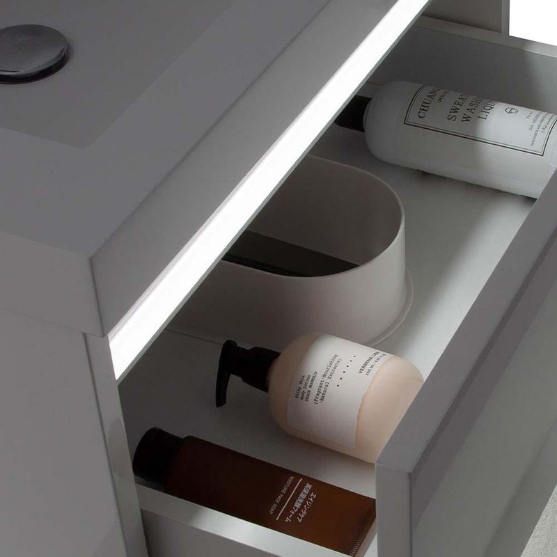 Mueble con Lavamanos Empotrable Selene Blanco