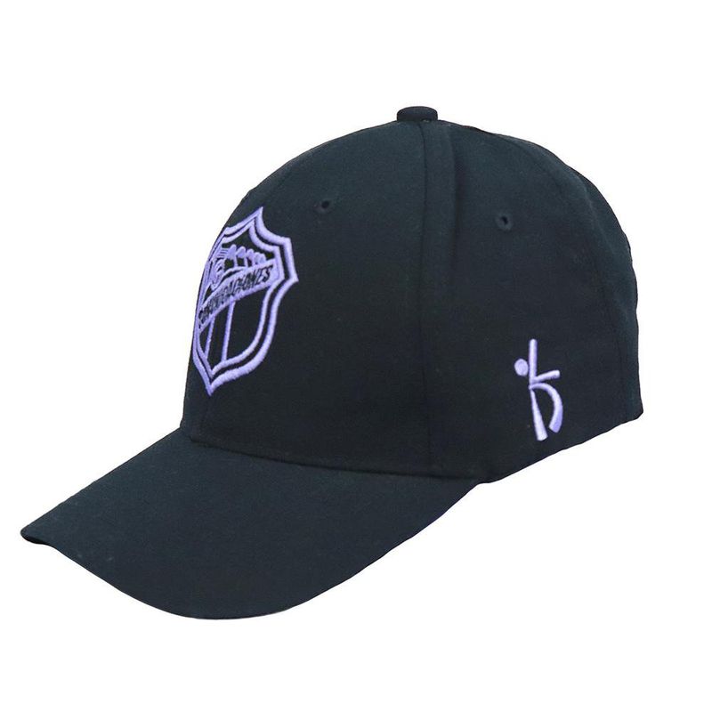 Gorra Negra con Escudo Morado Comunicaciones