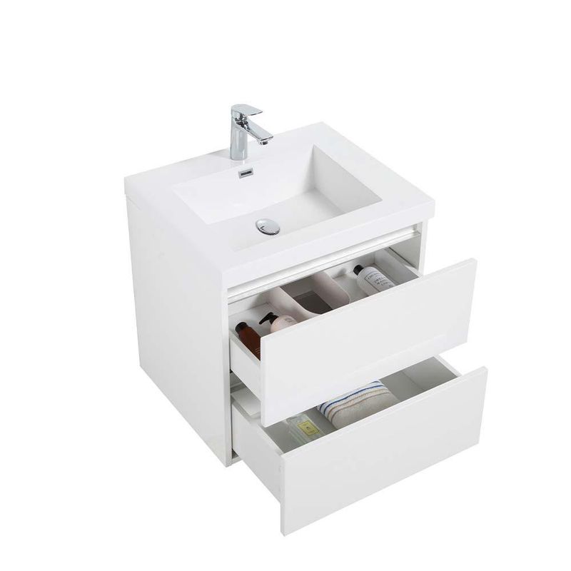 Mueble con Lavamanos Empotrable Selene Blanco