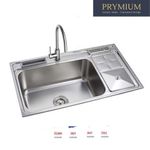 Lavaplatos 1 Fosa 668 Acero Inoxidable - Prymium