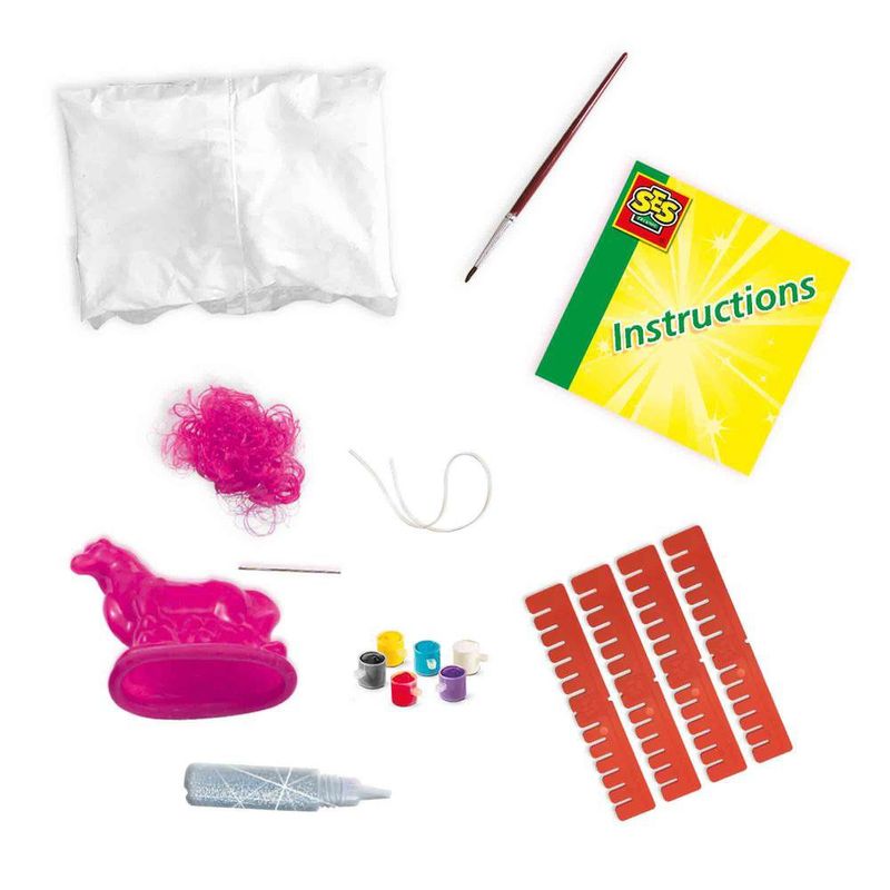Kit Moldear y Pintar Caballo con Crin SES Creative