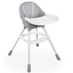 Set Evolutivo de Silla Alta y Bañera Gris 77x48x42.5 Cm