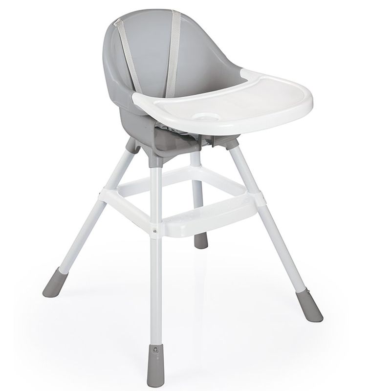 Set Evolutivo de Silla Alta y Bañera Gris 77x48x42.5 Cm