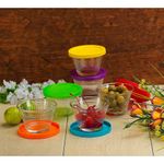 Set de Moldes de Vidrio con Tapa 6 Pzas