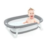 Set Evolutivo de Silla Alta y Bañera Gris 77x48x42.5 Cm