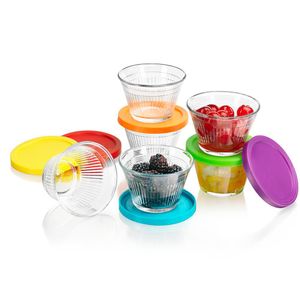 Set de Moldes de Vidrio con Tapa 6 Pzas