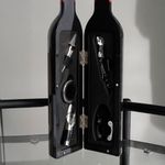 Accesorios para Vino en Forma de Botella 3 Pzas 6.2x6.2x23.5 Cm