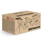 Set Evolutivo de Silla Alta y Bañera Gris 77x48x42.5 Cm