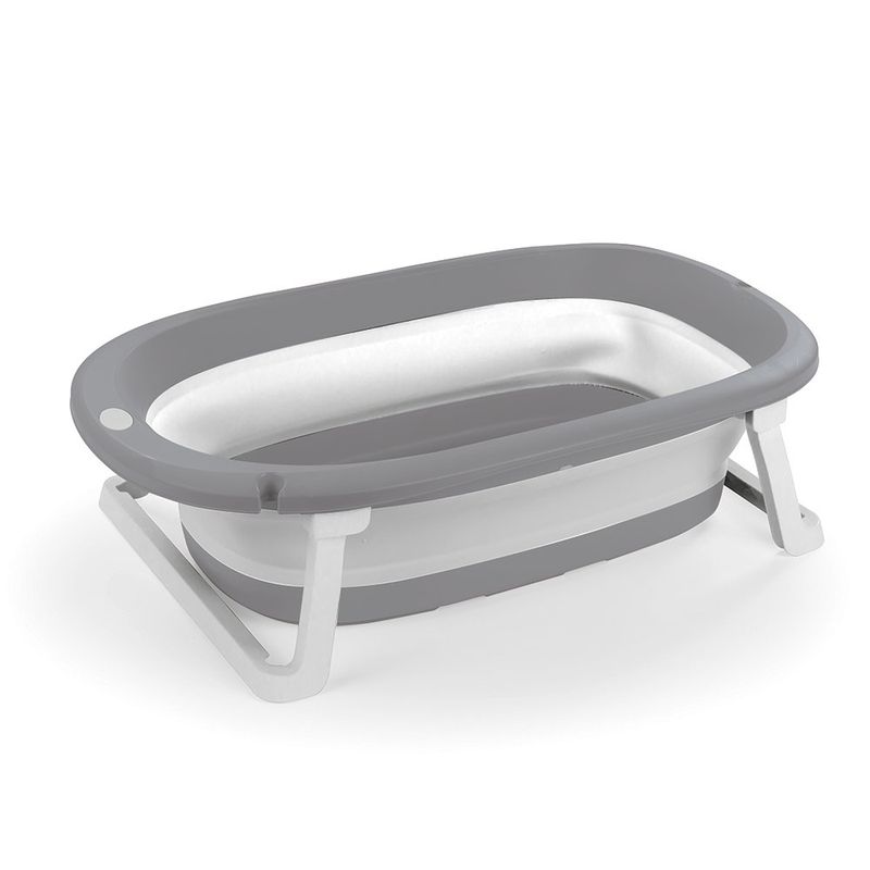 Set Evolutivo de Silla Alta y Bañera Gris 77x48x42.5 Cm