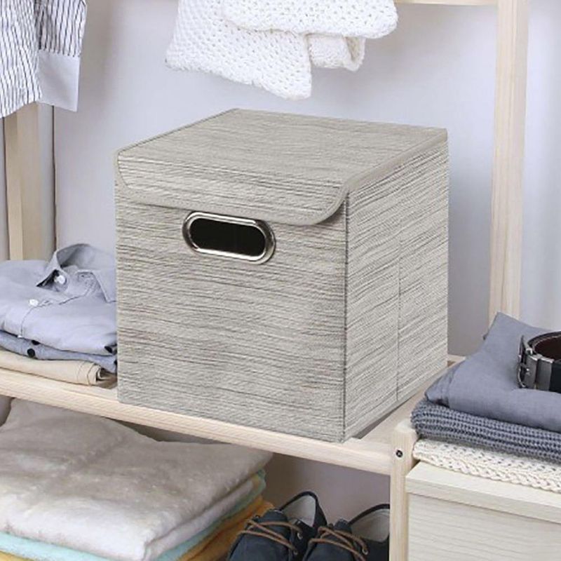 Cesta Organizadora para Closet 27x27x28 cm Color Beige