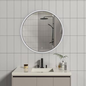 Espejo Circular Led  Color Blanco