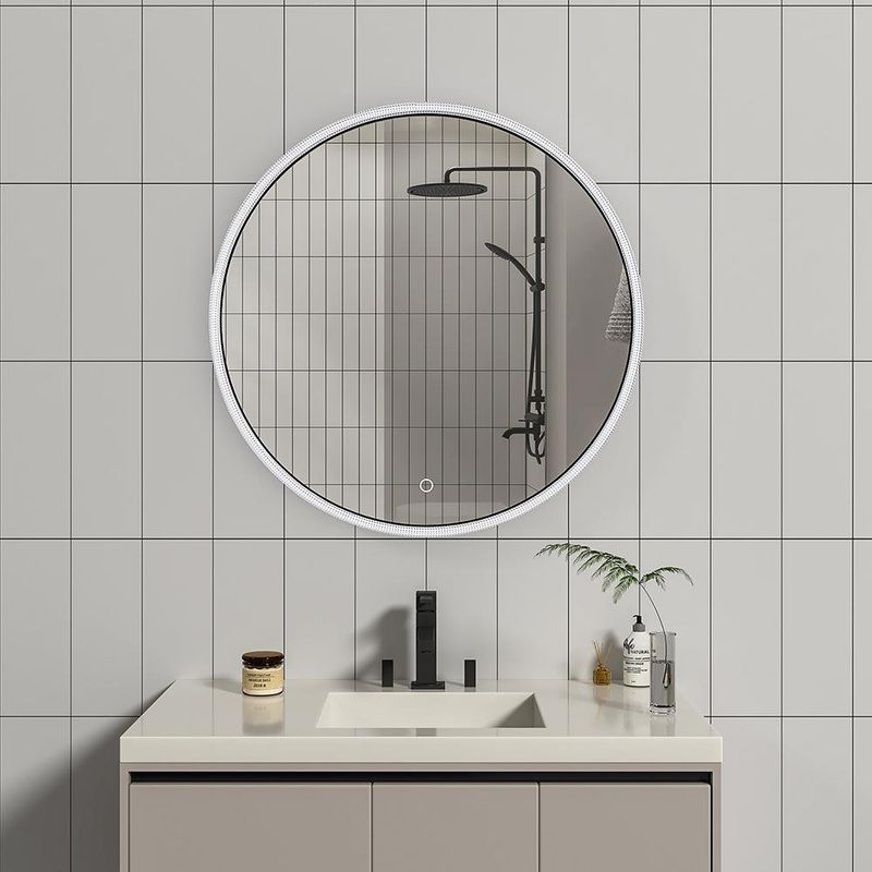 Espejo Circular Led  Color Blanco