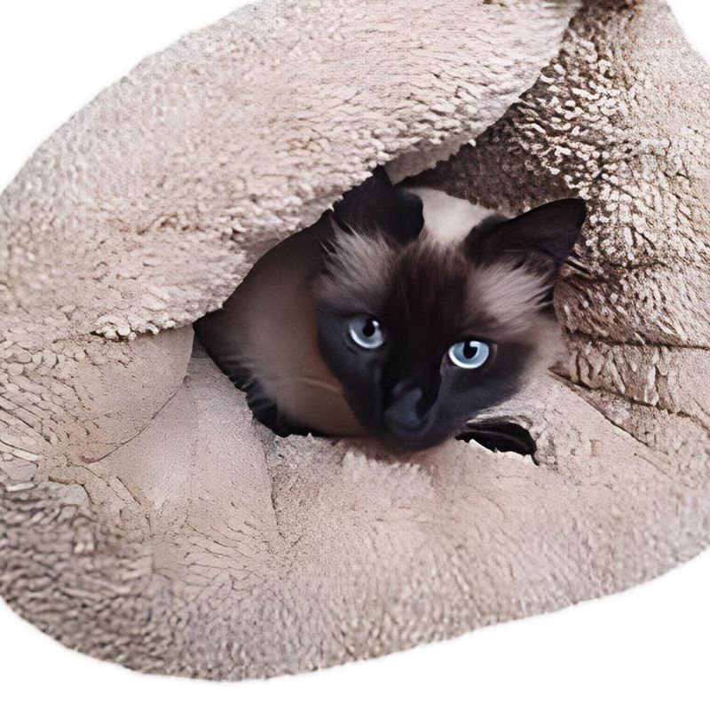 Cama Cojín tipo Cueva para Gato Macho