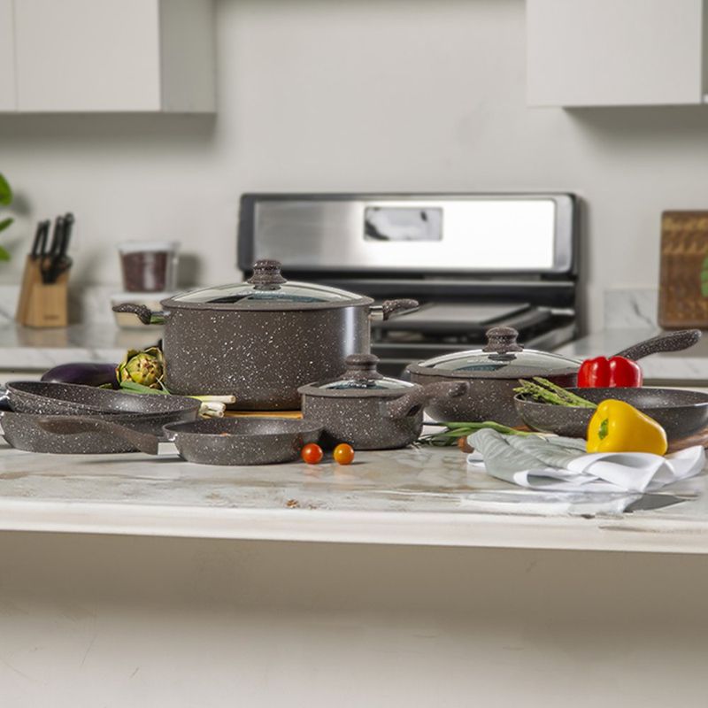 Batería de Cocina de 7 Pzas + Set de 3 Sartenes