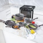 Batería de Cocina de 7 Pzas + Set de 3 Sartenes