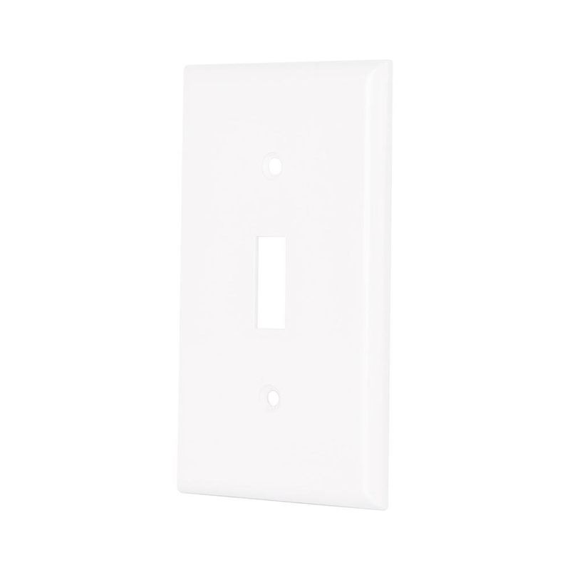Placa 1 Modulo para Interruptor Vertical Standard Blanco - Volteck